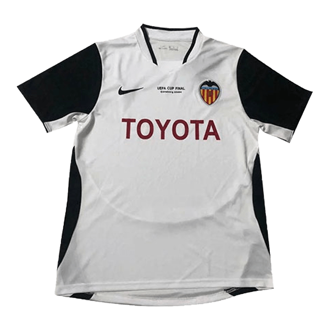 Camiseta Valencia CF 2003-2004 Local Final UEFA