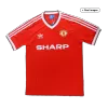 Camiseta Retro 1982/84 Manchester United Primera Equipación Local Hombre - Versión Hincha - camisetasfutbol