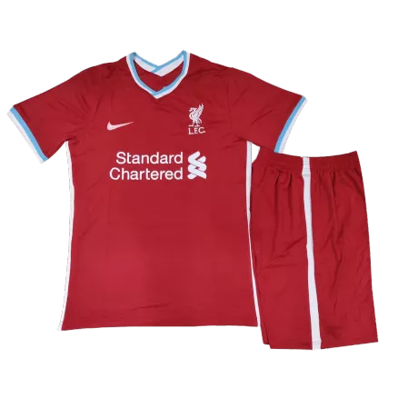 Equipaciones de fútbol para Niño Liverpool 2020/21 - de Local Futbol Kit Personalizados - camisetasfutbol
