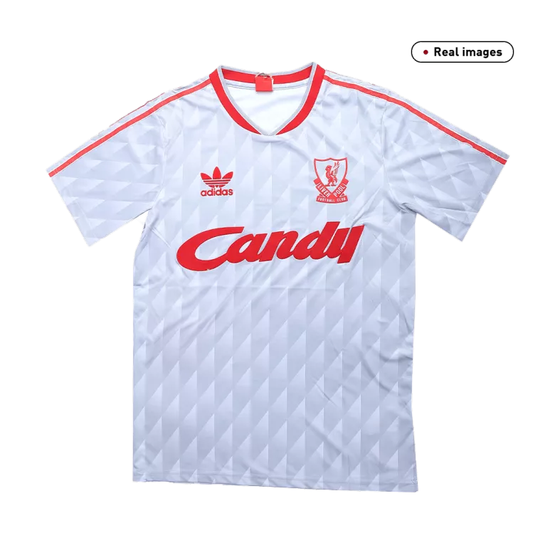 Camiseta Retro 1989/91 Liverpool Segunda Equipación Visitante Hombre - Versión Hincha - camisetasfutbol