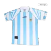 Camiseta Retro 1996 Argentina Primera Equipación Local Hombre - Versión Hincha - camisetasfutbol