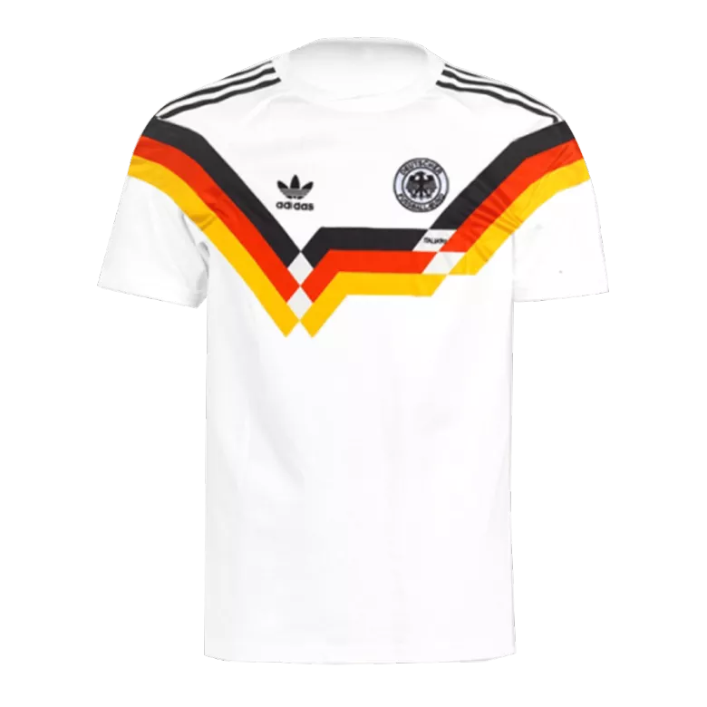 Camiseta Retro 1990 Alemania Primera Equipación Local Hombre - Versión Hincha - camisetasfutbol