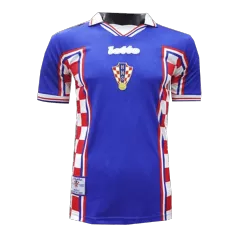Camiseta Retro 1998 Croacia Segunda Equipación Visitante Hombre - Versión Replica - camisetasfutbol