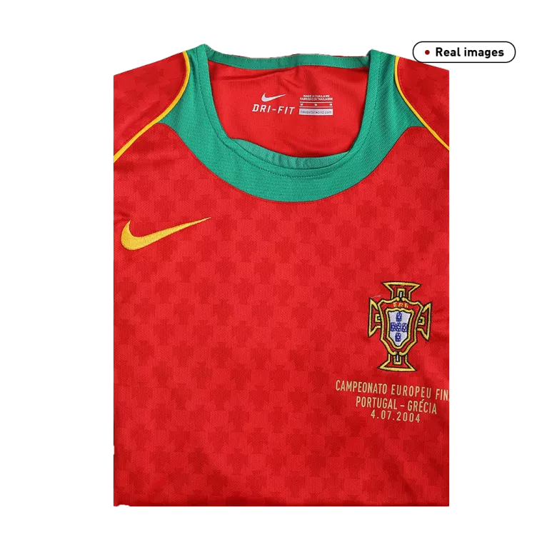 Camiseta Retro 2004 Portugal Primera Equipación Local Hombre - Versión Hincha - camisetasfutbol