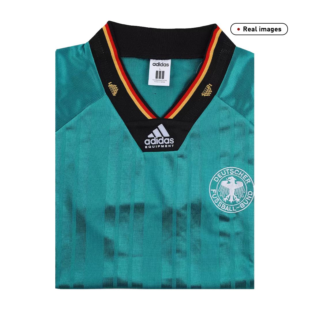 Camiseta Retro 1992 Alemania Segunda Equipación Visitante Adidas - Versión Replica | CamisetasFutbol.cn