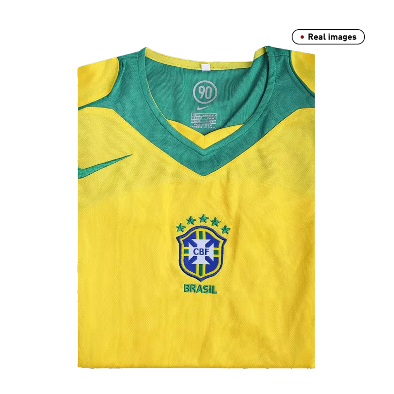 Camiseta Retro 2004 Brazil Primera Equipación Local Hombre - Versión Hincha - camisetasfutbol