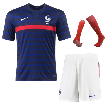 Uniformes de Futbol Completos Local 2020 Francia - Con Medias para Hombre - camisetasfutbol