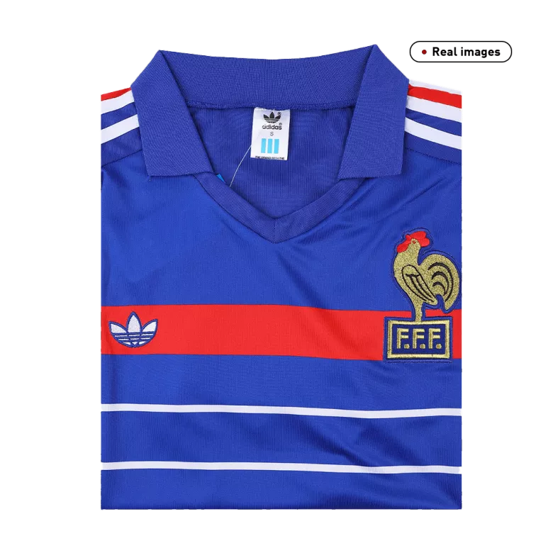 Camiseta de Fútbol Retro Francia Local 1984 para Hombre - Personalizada - camisetasfutbol