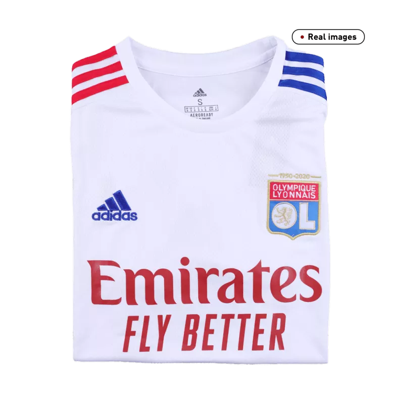 Camiseta de Fútbol CAQUERET #25 Personalizada 1ª Olympique Lyonnais 2020/21 - camisetasfutbol