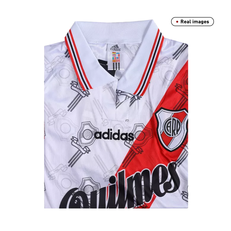 Camiseta Retro 1996/97 River Plate Primera Equipación Local Hombre - Versión Hincha - camisetasfutbol