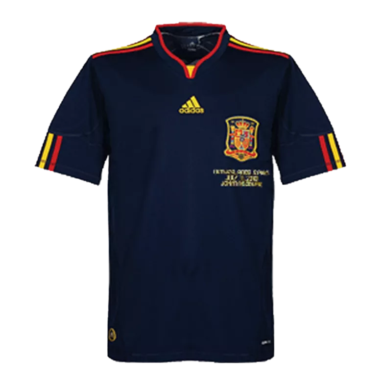 Camiseta Retro 2010 España Segunda Equipación Visitante Hombre - Versión Hincha - camisetasfutbol
