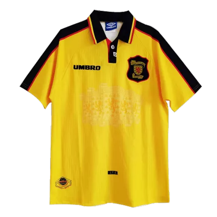 Camiseta Retro 1998 Escocia Segunda Equipación Visitante Copa del Mundo Hombre - Versión Hincha - camisetasfutbol