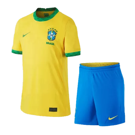 Conjunto Brazil 2021 Primera Equipación Local Hombre (Camiseta + Pantalón Corto) - camisetasfutbol