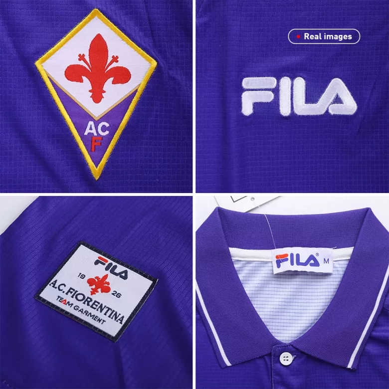 Camiseta Retro 1998/99 Fiorentina Primera Equipación Local Hombre - Versión Hincha - camisetasfutbol