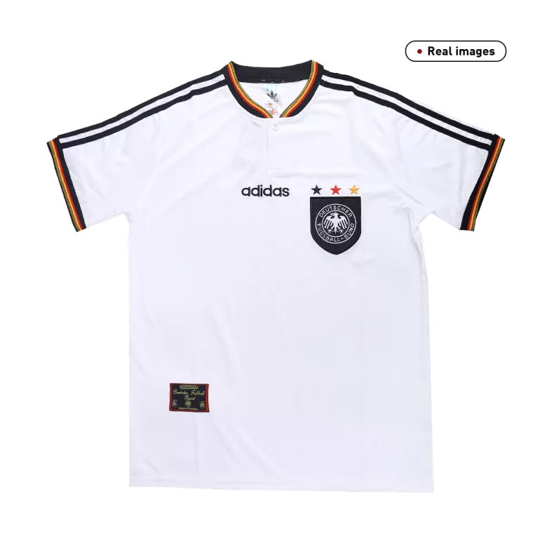 Camiseta Retro 1996 Alemania Primera Equipación Local Hombre - Versión Hincha - camisetasfutbol