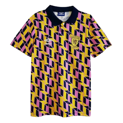 Camiseta Retro 1988/89 Escocia Segunda Equipación Visitante Hombre - Versión Hincha - camisetasfutbol