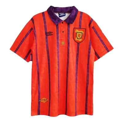 Camiseta Retro 1993/95 Escocia Segunda Equipación Visitante Hombre - Versión Hincha - camisetasfutbol