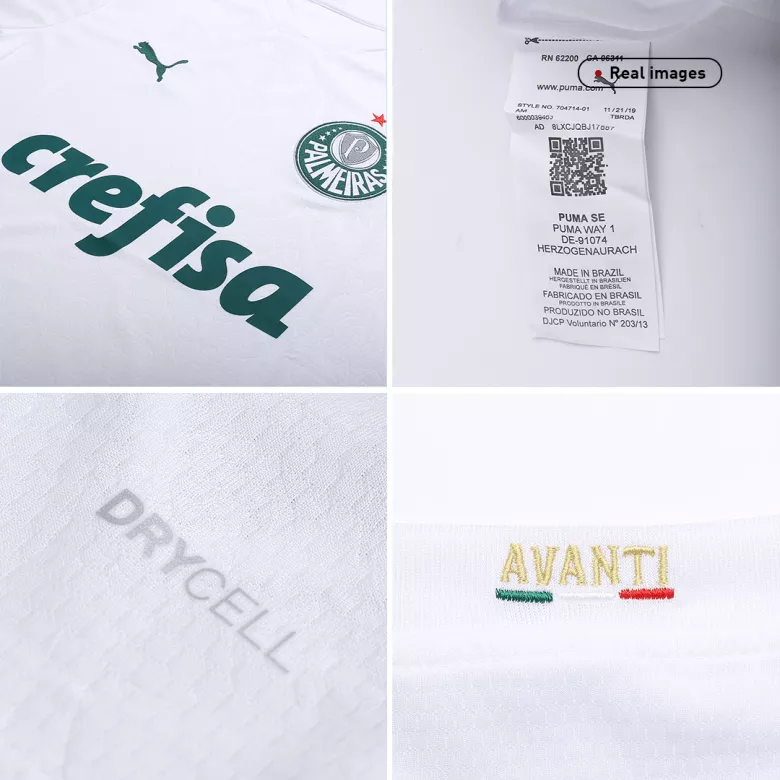 Camiseta de Futbol Visitante para Hombre SE Palmeiras 2020 - Version Hincha Personalizada - camisetasfutbol