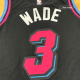 Camiseta NBA de Miami Heat Wade #3 Swingman