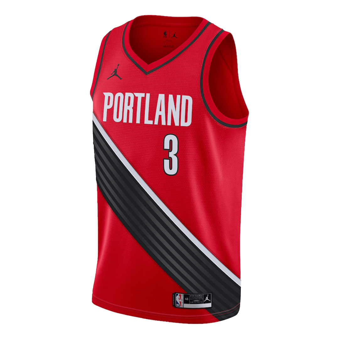 Camiseta NBA de Portland Trail Blazers McCollum #3 Swingman 2020/21 ...