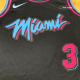 Camiseta NBA de Miami Heat Wade #3 Swingman