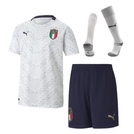 Miniconjunto Completo Italia 2020 Segunda Equipación Visitante Niño (Camiseta + Pantalón Corto + Calcetines) - camisetasfutbol