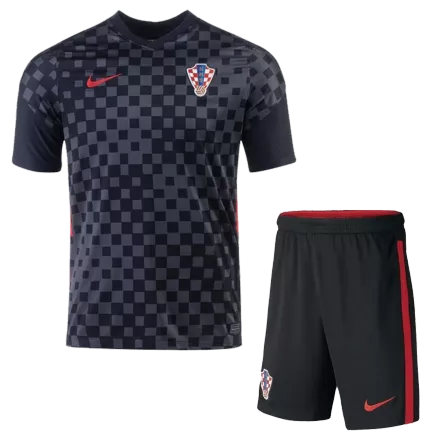 Conjunto Croacia 2020 Segunda Equipación Visitante Hombre (Camiseta + Pantalón Corto) - camisetasfutbol