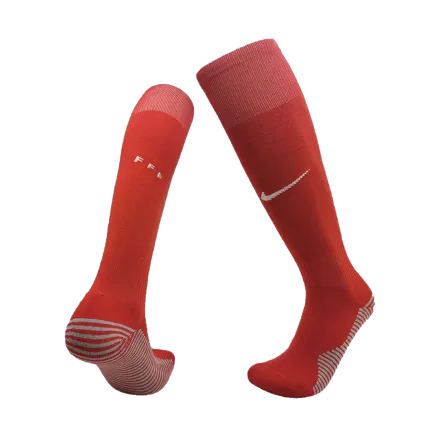 Calcetines de fútbol de Local Francia 2020 - Unisex Color Rojo - camisetasfutbol