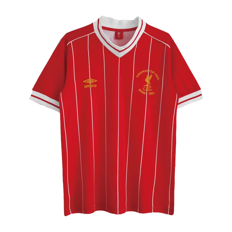 UCL Camiseta Retro 1981 Liverpool Primera Equipación Local Hombre - Versión Hincha - camisetasfutbol