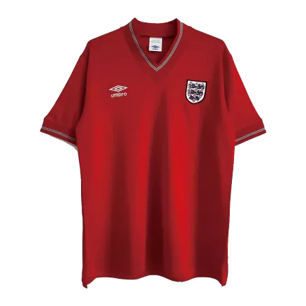 Camiseta Retro 1984 Inglaterra Segunda Equipación Visitante Hombre - Versión Replica - camisetasfutbol
