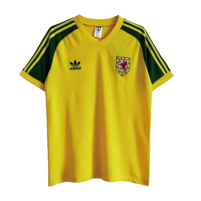 Camiseta Retro 1982 Gales Segunda Equipación Visitante Hombre - Versión Hincha - camisetasfutbol