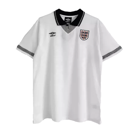 Camiseta Retro 1990 Inglaterra Primera Equipación Local Hombre - Versión Hincha - camisetasfutbol