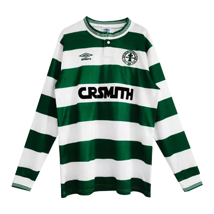 Camiseta de Fútbol Retro Celtic Local 1987/88 para Hombre - Version Hincha Personalizada - camisetasfutbol