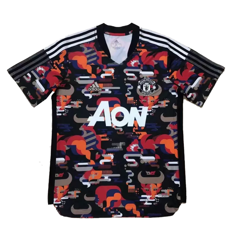Camiseta Manchester United 2021 Entrenamiento Hombre - Versión Hincha - camisetasfutbol