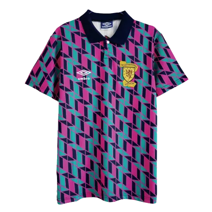 Camiseta Retro 1988/89 Escocia Segunda Equipación Visitante Hombre - Versión Hincha - camisetasfutbol