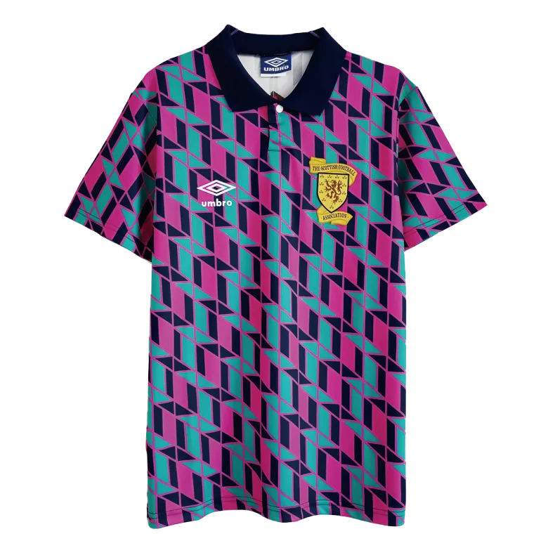 Camiseta Retro 1988/89 Escocia Segunda Equipación Visitante Hombre - Versión Hincha - camisetasfutbol