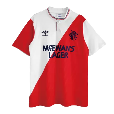 Camiseta Retro 1987/88 Glasgow Rangers Segunda Equipación Visitante Hombre - Versión Hincha - camisetasfutbol