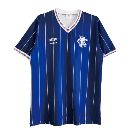 Camiseta Retro 1982/83 Glasgow Rangers Primera Equipación Local Hombre - Versión Hincha - camisetasfutbol