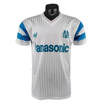 Camiseta Retro 1990 Marseille Primera Equipación Local Hombre - Versión Hincha - camisetasfutbol