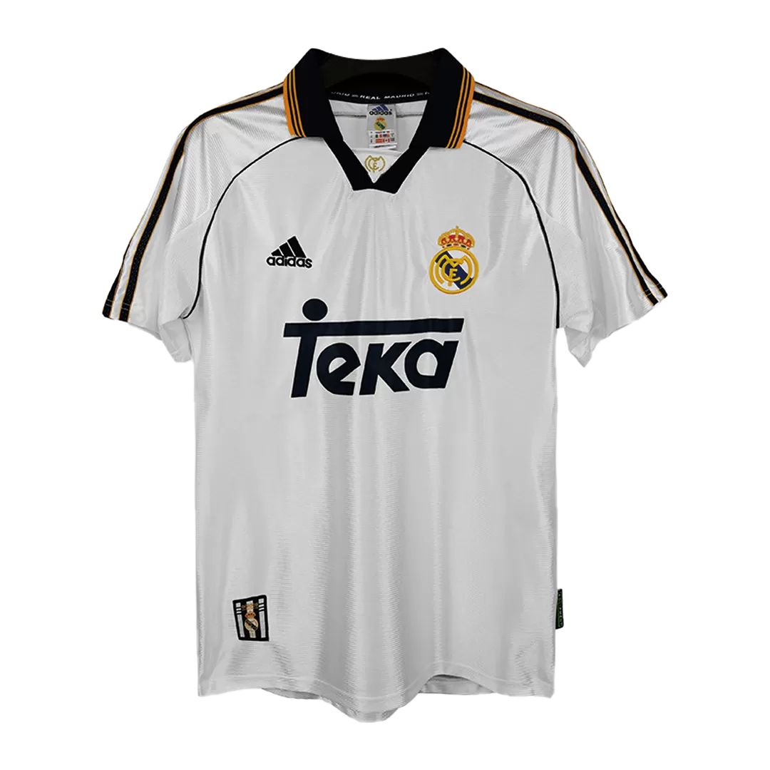 Camiseta 1998/00 Real Madrid Primera Equipación Local Hombre Adidas Versión Replica | CamisetasFutbol.cn