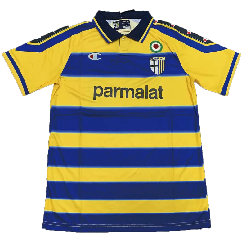 Camiseta Retro 1999/00 Parma Calcio 1913 Primera Equipación Local Hombre - Versión Hincha - camisetasfutbol