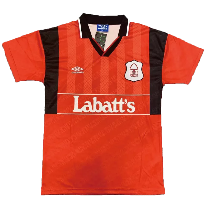 Camiseta Retro 1994/95 Nottingham Forest Primera Equipación Local Hombre - Versión Hincha - camisetasfutbol