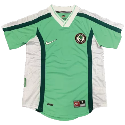 Camiseta Retro 1998 Nigeria Primera Equipación Local Hombre - Versión Hincha - camisetasfutbol