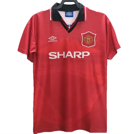 Camiseta Retro 94/96 Manchester United Primera Equipación Local Hombre - Versión Hincha - camisetasfutbol