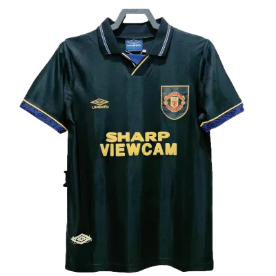 Camiseta Retro 1993/94 Manchester United Segunda Equipación Visitante Hombre - Versión Hincha - camisetasfutbol