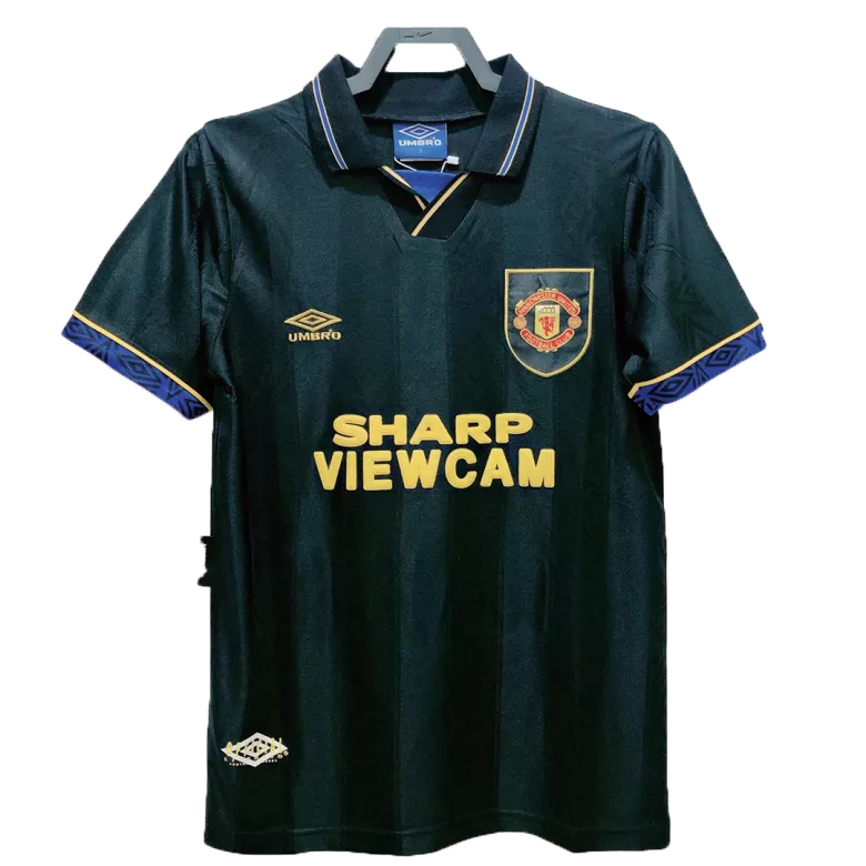Camiseta Retro 1993/94 Manchester United Segunda Equipación Visitante Hombre - Versión Hincha - camisetasfutbol