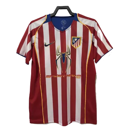 Camiseta Retro 2004/05 Atlético de Madrid Primera Equipación Local Hombre - Versión Hincha - camisetasfutbol
