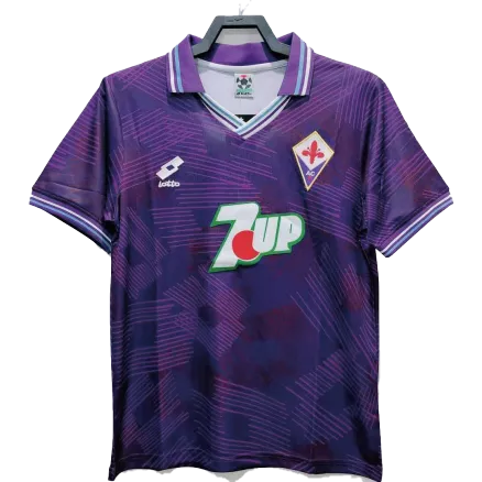 Camiseta Retro 1992/93 Fiorentina Primera Equipación Local Hombre - Versión Hincha - camisetasfutbol