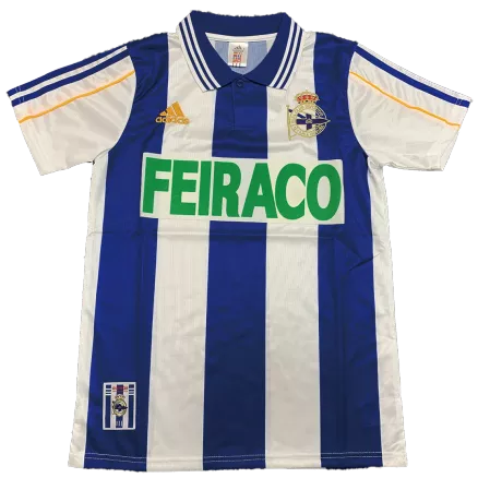 Camiseta Retro 1999/00 Deportivo La Coruña Primera Equipación Local Hombre - Versión Hincha - camisetasfutbol