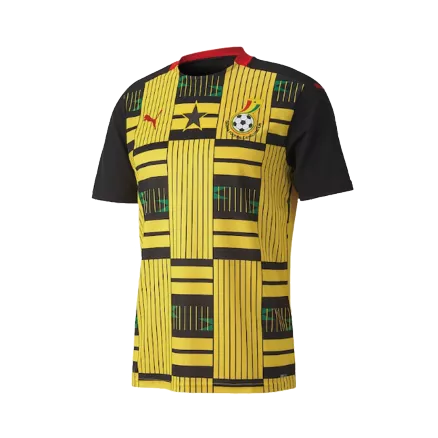 Camiseta de Futbol Visitante para Hombre Ghana 2020 - Version Hincha Personalizada - camisetasfutbol